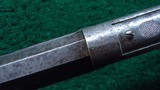 WINCHESTER 1ST MODEL 1873 RIFLE WITH 28 INCH BARREL - 10 of 22