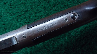 WINCHESTER 1ST MODEL 1873 RIFLE WITH 28 INCH BARREL - Image 8 of 22