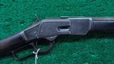 FACTORY ENGRAVED DELUXE 2ND MODEL 1873 WINCHESTER RIFLE - 1 of 19
