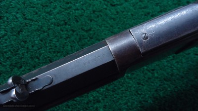 RARE WINCHESTER MODEL 1873 EXTRA HEAVY BARREL RIFLE IN CALIBER 44 WCF - Image 10 of 23