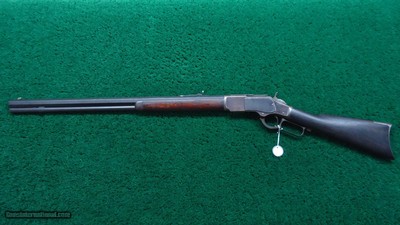 RARE WINCHESTER MODEL 1873 EXTRA HEAVY BARREL RIFLE IN CALIBER 44 WCF - Image 22 of 23