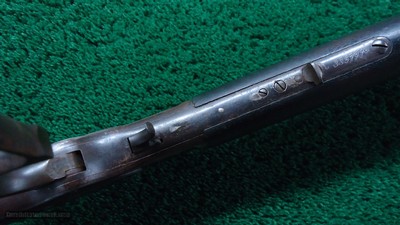RARE WINCHESTER MODEL 1873 EXTRA HEAVY BARREL RIFLE IN CALIBER 44 WCF - Image 9 of 23