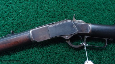 RARE WINCHESTER MODEL 1873 EXTRA HEAVY BARREL RIFLE IN CALIBER 44 WCF - Image 2 of 23