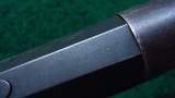 RARE WINCHESTER MODEL 1873 EXTRA HEAVY BARREL RIFLE IN CALIBER 44 WCF - 6 of 23