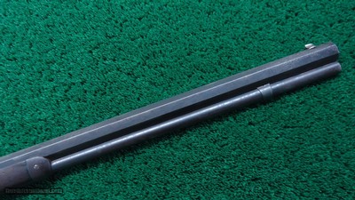 RARE WINCHESTER MODEL 1873 EXTRA HEAVY BARREL RIFLE IN CALIBER 44 WCF - Image 7 of 23