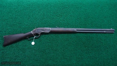 RARE WINCHESTER MODEL 1873 EXTRA HEAVY BARREL RIFLE IN CALIBER 44 WCF - Image 23 of 23