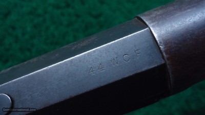 RARE WINCHESTER MODEL 1873 EXTRA HEAVY BARREL RIFLE IN CALIBER 44 WCF - Image 6 of 23