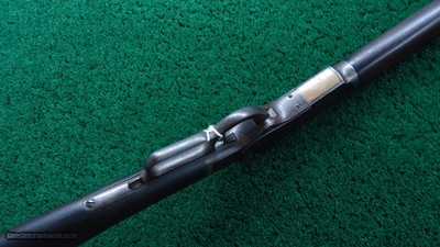 RARE WINCHESTER MODEL 1873 EXTRA HEAVY BARREL RIFLE IN CALIBER 44 WCF - Image 3 of 23