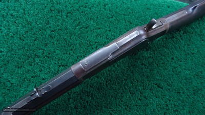 RARE WINCHESTER MODEL 1873 EXTRA HEAVY BARREL RIFLE IN CALIBER 44 WCF - Image 4 of 23