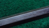 FACTORY ENGRAVED SILVER PLATED HENRY RIFLE - 6 of 25