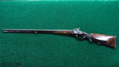 VERY NICE ENGRAVED GERMAN PERCUSSION DOUBLE RIFLE BY MORGENROTH - Image 24 of 25