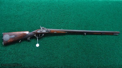 VERY NICE ENGRAVED GERMAN PERCUSSION DOUBLE RIFLE BY MORGENROTH - Image 25 of 25