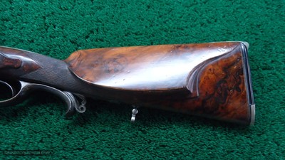 VERY NICE ENGRAVED GERMAN PERCUSSION DOUBLE RIFLE BY MORGENROTH - Image 21 of 25
