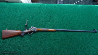 FANTASTIC SHARPS 1874 No. 1 CREEDMOOR SINGLE SHOT RIFLE CHAMBERED IN 44-90 Bottleneck - Image 25 of 25