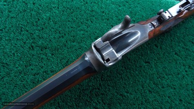 FANTASTIC SHARPS 1874 No. 1 CREEDMOOR SINGLE SHOT RIFLE CHAMBERED IN 44-90 Bottleneck - Image 4 of 25