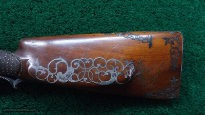 ENGRAVED GERMAN DOUBLE BARREL PERCUSSION SHOTGUN - Image 21 of 25