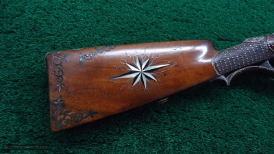 ENGRAVED GERMAN DOUBLE BARREL PERCUSSION SHOTGUN - Image 23 of 25
