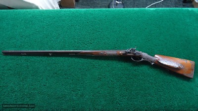 ENGRAVED GERMAN DOUBLE BARREL PERCUSSION SHOTGUN - Image 24 of 25
