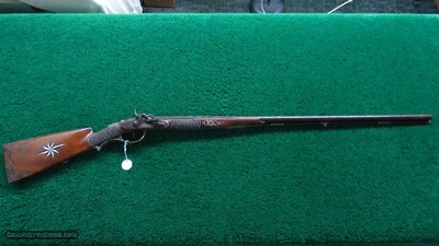 ENGRAVED GERMAN DOUBLE BARREL PERCUSSION SHOTGUN - Image 25 of 25