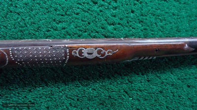 ENGRAVED GERMAN DOUBLE BARREL PERCUSSION SHOTGUN - Image 5 of 25