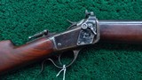 LO-WALL WINDER MUSKET IN SCARCE 25-20 WCF CALIBER