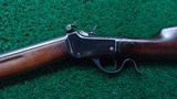 SPORTERIZED WINCHESTER LOW WALL MODEL 1885 WINDER MUSKET IN 22 SHORT - 2 of 23