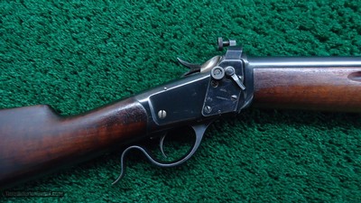 SPORTERIZED WINCHESTER LOW WALL MODEL 1885 WINDER MUSKET IN 22 SHORT