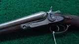 VERY RARE PARKER DOUBLE BARREL HAMMER 10 GAUGE SHOTGUN GRADE 6 (A GRADE) - 2 of 25