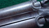 VERY RARE PARKER DOUBLE BARREL HAMMER 10 GAUGE SHOTGUN GRADE 6 (A GRADE) - 14 of 25