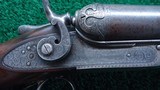 VERY RARE PARKER DOUBLE BARREL HAMMER 10 GAUGE SHOTGUN GRADE 6 (A GRADE) - 8 of 25