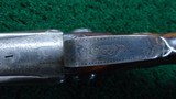 VERY RARE PARKER DOUBLE BARREL HAMMER 10 GAUGE SHOTGUN GRADE 6 (A GRADE) - 13 of 25