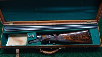 BEAUTIFUL PARKER AAHE 12 GAUGE SxS SHOTGUN - Image 22 of 25