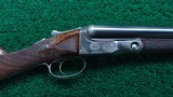 BEAUTIFUL PARKER AAHE 12 GAUGE SxS SHOTGUN