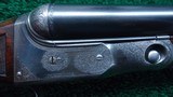 BEAUTIFUL PARKER AAHE 12 GAUGE SxS SHOTGUN - 10 of 25