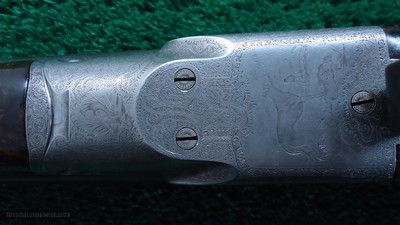 CASED PARKER AH GRADE 10 GAUGE SHOTGUN 2-BARREL SET - Image 9 of 25