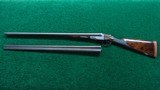 CASED PARKER AH GRADE 10 GAUGE SHOTGUN 2-BARREL SET - 22 of 25