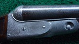 CASED PARKER AH GRADE 10 GAUGE SHOTGUN 2-BARREL SET - 10 of 25