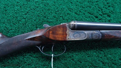 FACTORY ENGRAVED GOLD INLAID PIOTTI DOUBLE BARREL 12 GAUGE SHOTGUN