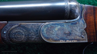 FACTORY ENGRAVED GOLD INLAID PIOTTI DOUBLE BARREL 12 GAUGE SHOTGUN - Image 7 of 25
