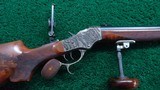 CUSTOM STEVENS POPE MODEL 52 SCHUETZEN JUNIOR RIFLE ON No. 44-1/2 ACTION