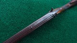 ENGLISH PERCUSSION DOUBLE RIFLE IN ABOUT 60 CALIBER BY E.E. HENNIKER - 4 of 25