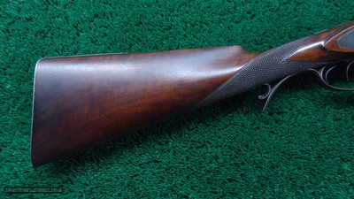 ENGLISH PERCUSSION DOUBLE RIFLE IN ABOUT 60 CALIBER BY E.E. HENNIKER - Image 23 of 25