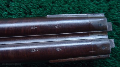 ENGLISH PERCUSSION DOUBLE RIFLE IN ABOUT 60 CALIBER BY E.E. HENNIKER - Image 18 of 25
