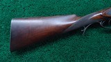 ENGLISH PERCUSSION DOUBLE RIFLE IN ABOUT 60 CALIBER BY E.E. HENNIKER - 23 of 25