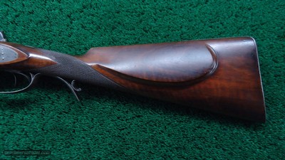 ENGLISH PERCUSSION DOUBLE RIFLE IN ABOUT 60 CALIBER BY E.E. HENNIKER - Image 22 of 25