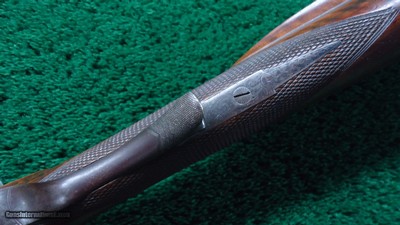 ENGLISH PERCUSSION DOUBLE RIFLE IN ABOUT 60 CALIBER BY E.E. HENNIKER - Image 15 of 25