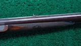ENGLISH PERCUSSION DOUBLE RIFLE IN ABOUT 60 CALIBER BY E.E. HENNIKER - 5 of 25