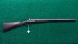 ENGLISH PERCUSSION DOUBLE RIFLE IN ABOUT 60 CALIBER BY E.E. HENNIKER - 25 of 25