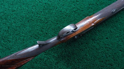 ENGLISH PERCUSSION DOUBLE RIFLE IN ABOUT 60 CALIBER BY E.E. HENNIKER - Image 3 of 25