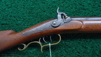N. CURRY & BRO MARKED SAN FRANCISCO HALF STOCK PERCUSSION RIFLE